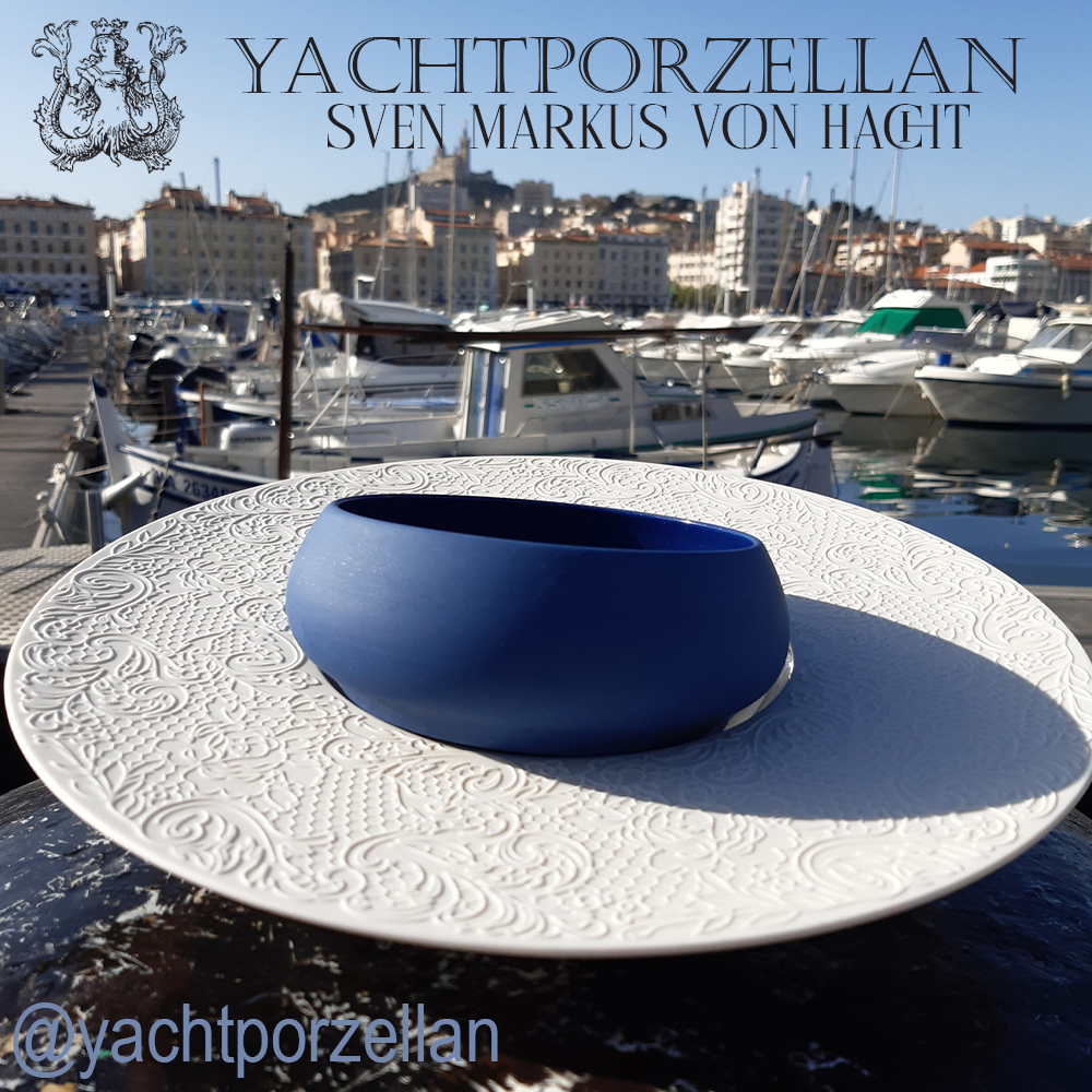 Weiß-Porzellan. Sven-Markus von Hacht YachtPorzellan